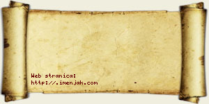 Isidora Tucović vizit kartica